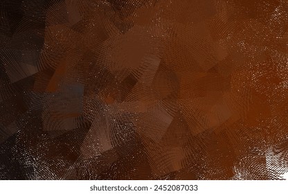 Dark Brown vector texture with curved lines. Colorful geometric sample with gradient lines.  New composition for your brand book.