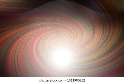 Dark Brown vector texture with milky way stars. Shining illustration with sky stars on abstract template. Template for cosmic backgrounds.