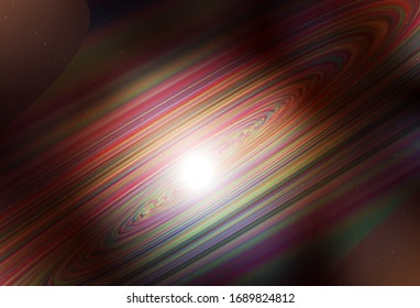 Textura vectorial de color marrón oscuro con estrellas de estilo lechoso. Ilustración abstracta brillante con estrellas cósmicas coloridas. Patrón para sitios web de astrología.