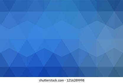 Dark Brown vector triangle mosaic template. Creative illustration in halftone style with triangles. New template for your brand book.