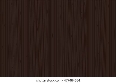 Dark brown wood background pattern - vector illustration.