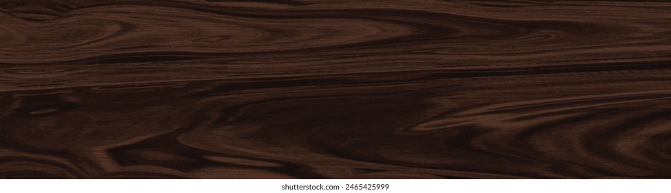 Dark brown wood texture background, old wooden surface texture, vector illustration