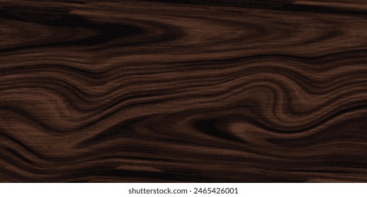 Dark brown wood texture background, old wooden surface texture, vector illustration