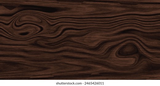 Dunkelbrauner Holztexturhintergrund, alte Holzoberflächenstruktur, Vektorillustration