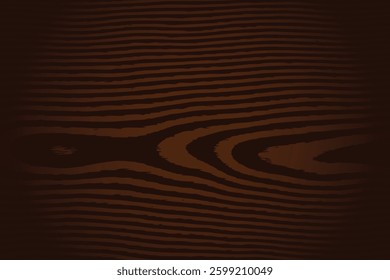 Dark brown wood texture with unique circular grain and bold lines. Ideal for packaging, backgrounds, vintage interior elements, and branding.
