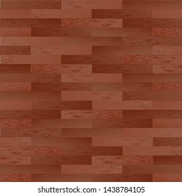 Dark brown wood texture. Vector illustration