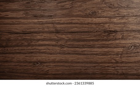 Dark brown wooden background with high resolution, vector illustrartion