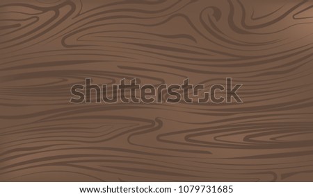 Dark brown wooden surface vector illustration for your design