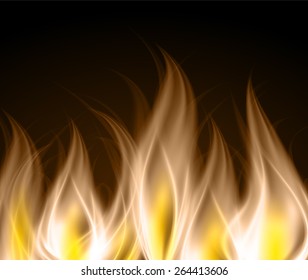 Dark brown yellow Abstract fire background. 