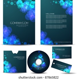 dark business stationary