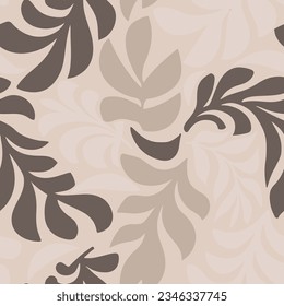 Dark Camouflage Botanical Trendy Beach Lines Texture. Light Seamless Exotic Spring Foliage Set Design. Khaki Repeated Creative Garden Invitation Background.