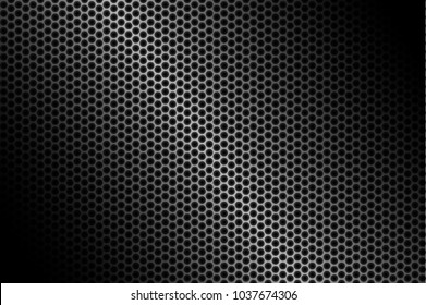 Dark carbon fiber background, stock vector illustration