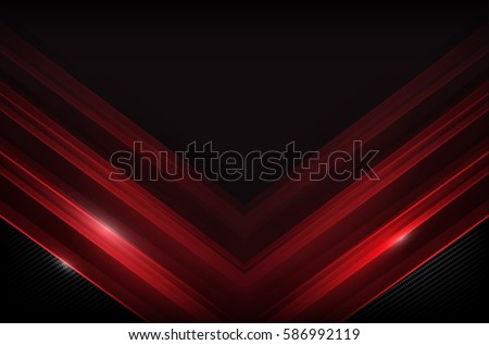 Dark carbon fiber and red overlap element abstract background vector illustration eps10