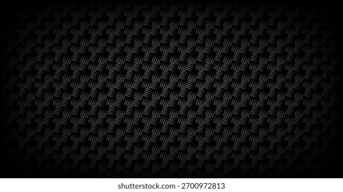 Textura de fibra de carbono oscura con patrón diagonal y brillo metálico. Fondo industrial moderno para diseño automotriz, superficies tecnológicas y gráficos de estilo de rendimiento