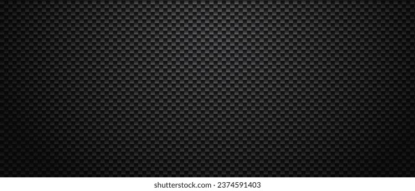 Dark carbon vector background black carbon fiber texture