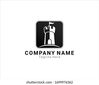 Dark Castle Vector Logo Design