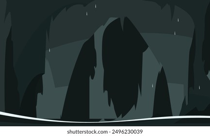 Dark, Cave, Game, Game Asset, Background