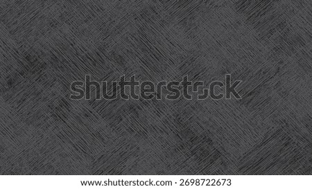 Dark charcoal grey textured background with intersecting diagonal hatched lines and subtle speckles creating a woven pattern
