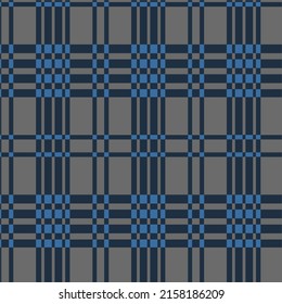 Dark Checked Seamless Repeat Pattern