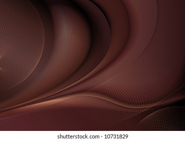 Fondo abstracto de chocolate oscuro con un patrón de onda y red.