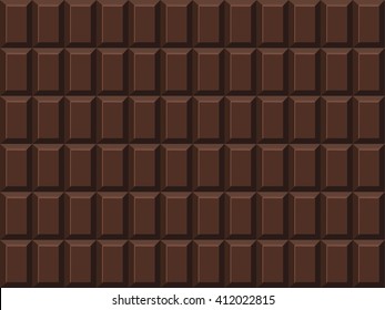 Dark chocolate background for wallpaper or graphic design. poster. isolated vector.