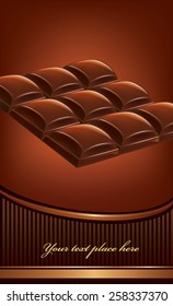 dark chocolate label