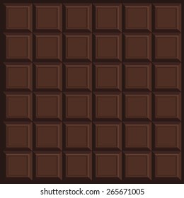 Dark chocolate seamless pattern