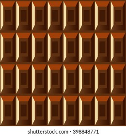 dark chocolate seamless pattern