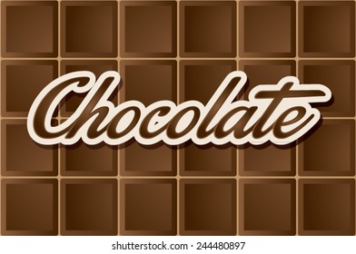 Dark Chocolate type, font, graphic, vector 