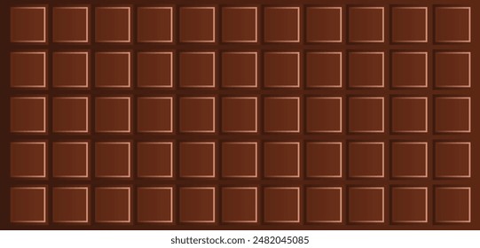 dark chocolate vector background design, template, advertising poster for promotion