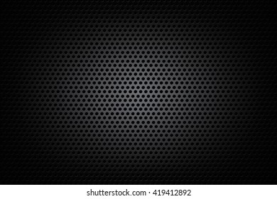 Dark chrome black and gear background texture vector illustration eps10