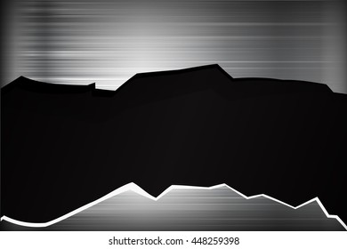 Dark chrome black and grey background texture vector illustration eps10