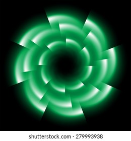 Dark circle green Light Abstract Technology background for computer graphic website internet business.. text box. Brochure. card.