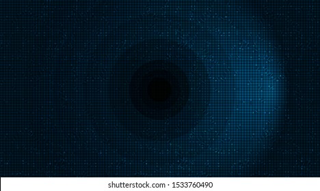 Dark Circuit Microchip on Technology Background,Hi-tech Digital and security Concept design,Free Space For text in put,Vector illustration.