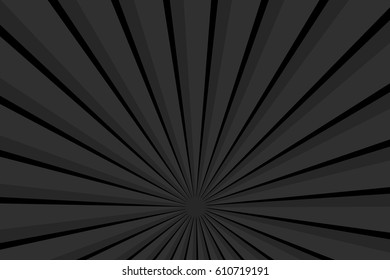 Dark color burst background. Vector illustration.