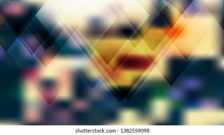 Dark Color Geometric Abstract Background Image