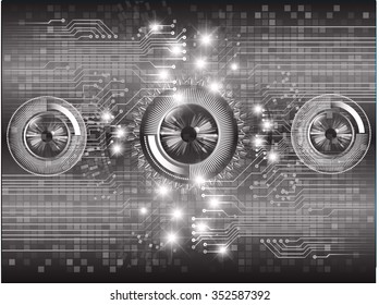 Dark color Light Abstract Technology background for computer graphic website internet and business. circuit. vector illustration. infographics. motion move blur.neon. pixel.