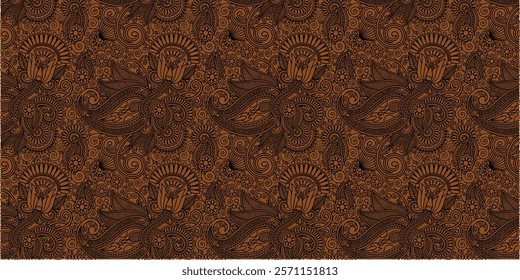 Dark color retro classic background pattern