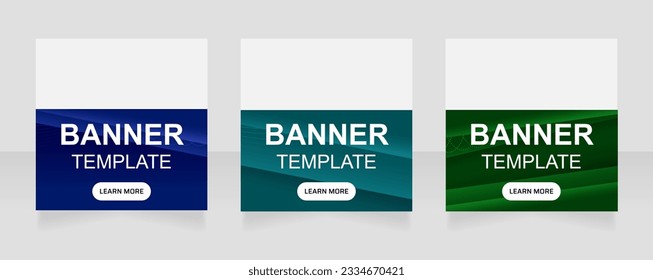 Dark color social media promotion web banner design template. Vector flyer with text space. Advertising placard with customized copyspace. Printable poster for advertising. Arial font used