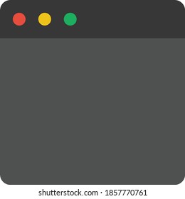Dark Color User Webpage Interface Illustration 