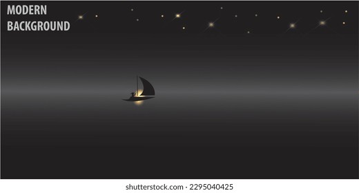 Dark color vector background fit to night wall art, illustration 
