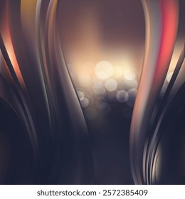 Dark Color Wave Design Background