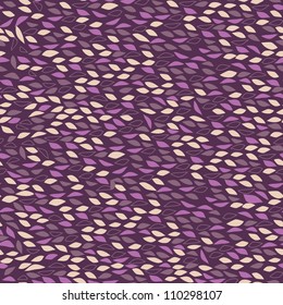 Dark colored seamless pattern with autumn leaves