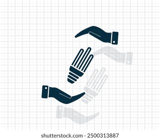 Dark colored vector icon with shadow on a light checkered background