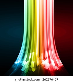 Dark colorful arrow Light Abstract Technology background for computer graphic website internet. circuit