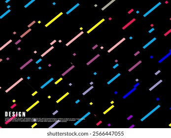 Dark and colorful background. Colorful abstract pattern.
