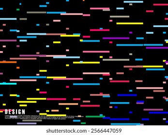 Dark and colorful background. Colorful abstract pattern.