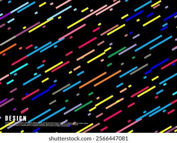 Dark and colorful background. Colorful abstract pattern.