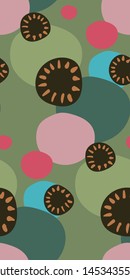dark colorful blue purple vector stylized modern seamless floral pattern design