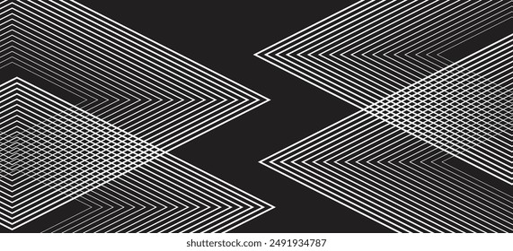 Dark colorful gradient background. Modern lines curves abstract presentation background. Luxury paper cut background. Abstract decoration, gold pattern, halftone gradient,